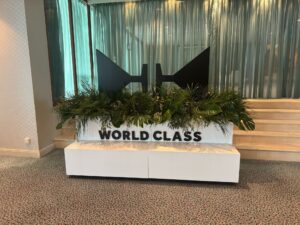 Groenstuk Decoratie voor World Class